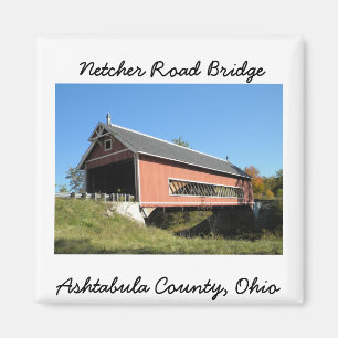 Íman Netcher Rd Covered Bridge Ashtabula County Ohio