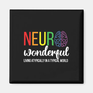 Íman Neuro Maravilhosa Neurodiversity Autism Neurodiver