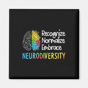 Íman NeuroDiversidade Autismo Espectro Asd Arco-Íris Br