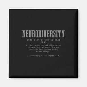 Íman NeuroDiversidade Definição Autismo Consciência Mês