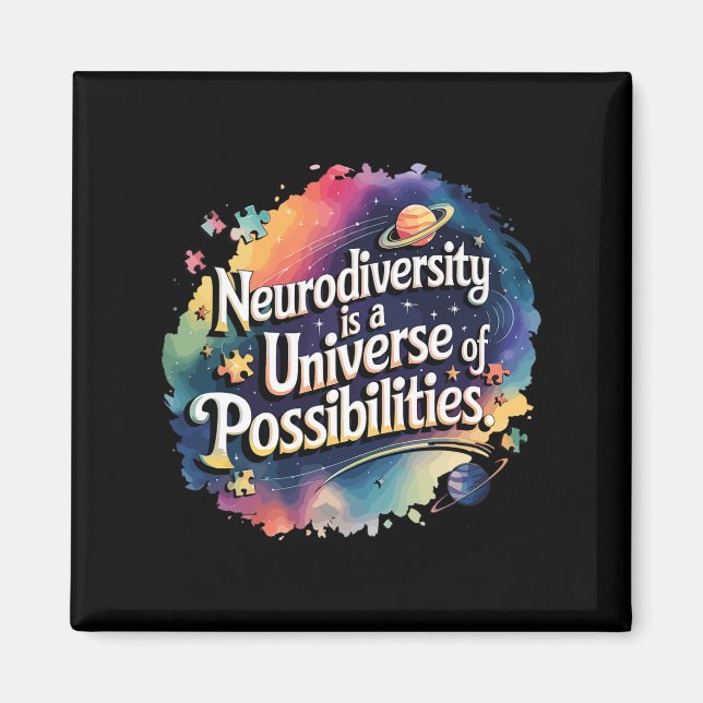 Íman Neurodiversidade Universo de Possibilidades Leilão (Frente)