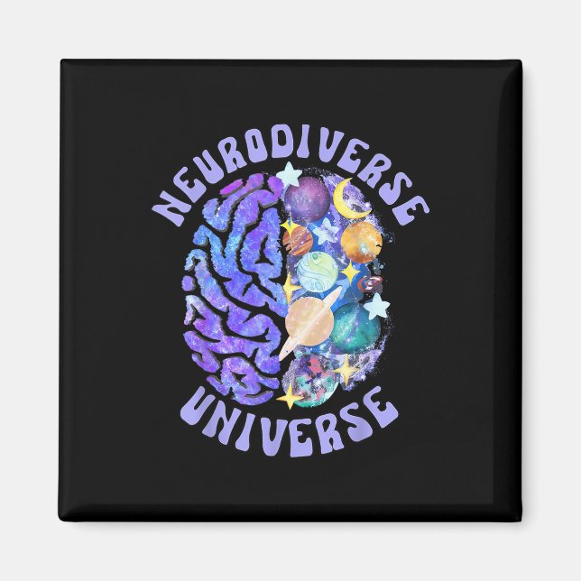 Íman Neurodiversificada Universo Neurodiversidade Céreb (Frente)