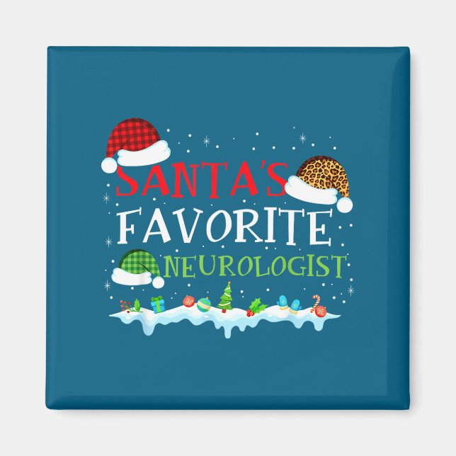 Íman Neurologist Favorite Santa s Fun (Frente)