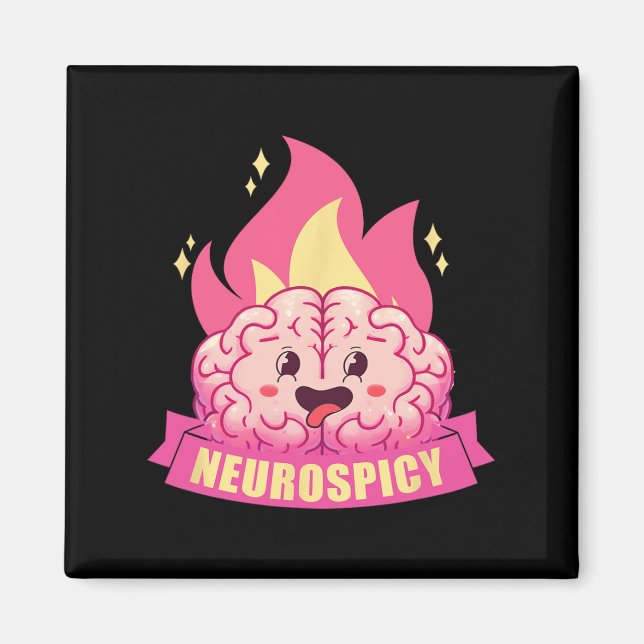 Íman Neurospicção Adhd Asd Autism Kawaii B (Frente)