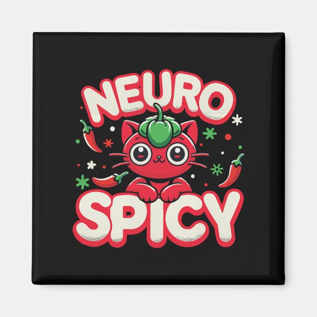 Íman Neurospicice - Neurodivergente Adhd Asd Autismo (Frente)