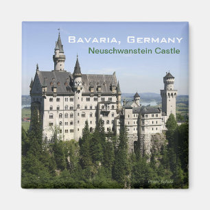 Íman Neuschwanstein Castle Bavaria Viagem Imã de gelade
