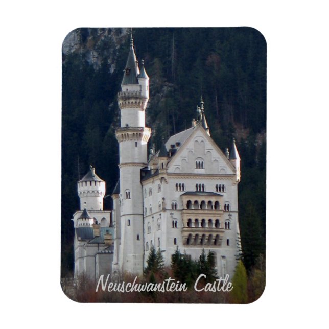Íman Neuschwanstein Castle Premium Magnet (Vertical)