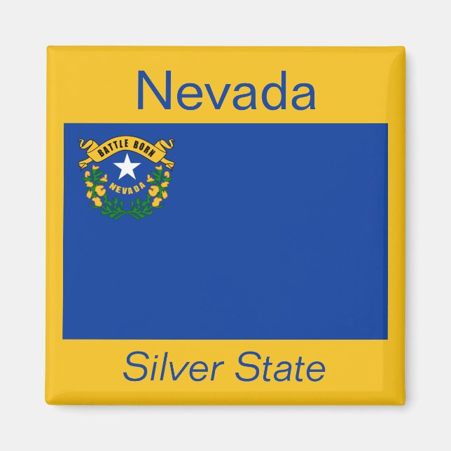 Íman Nevada Flag Magnet (Frente)