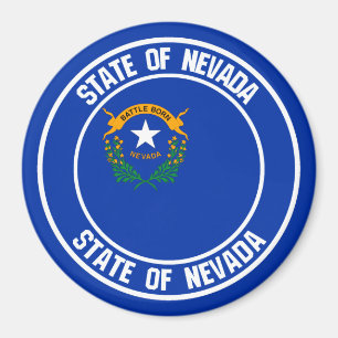 Íman Nevada Round Emblem