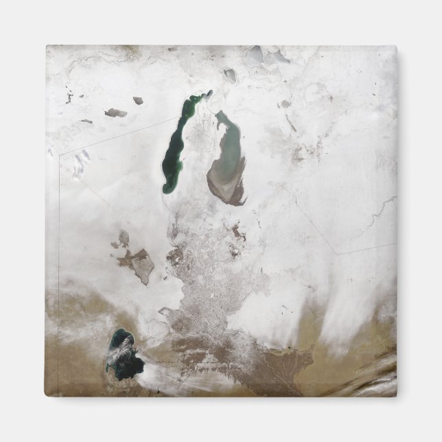 Íman Neve ao redor do Mar de Aral (Frente)