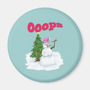 Íman Neve com árvore de natal