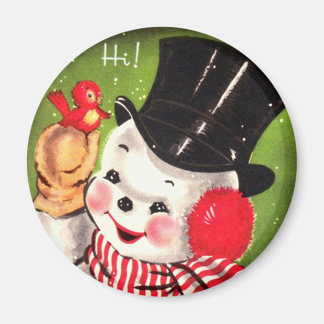 Íman Neve com Pássaro (Frente)