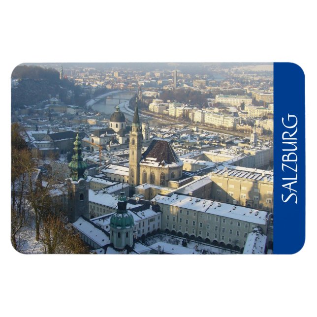 Íman neve do inverno de salzburgo (Horizontal)
