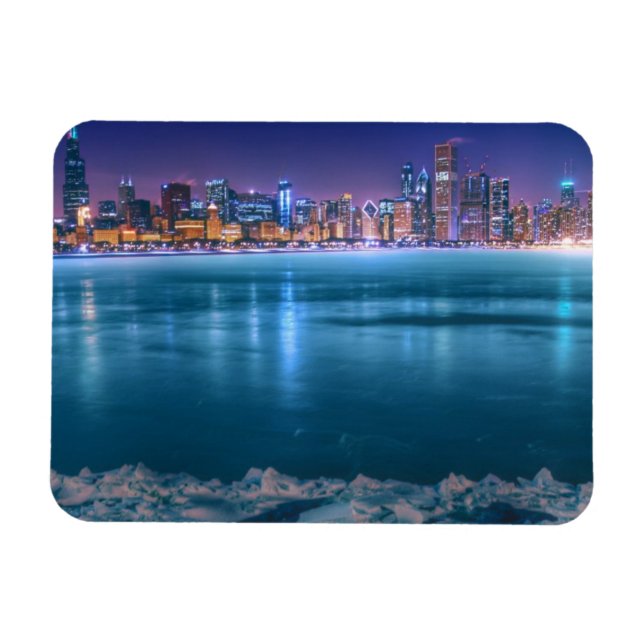 Íman Neve e gelo no lago Michiga, no Ártico (Horizontal)