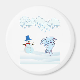 Íman Neve e vento de inverno bonito