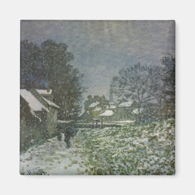 Íman Neve em Argenteuil por Claude Monet (Frente)