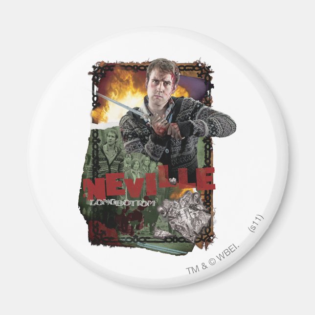 Íman Neville Longbottom Collage 2 (Frente)