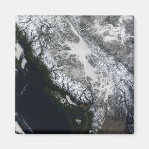 Íman Névoa e neve no Columbia Britânica