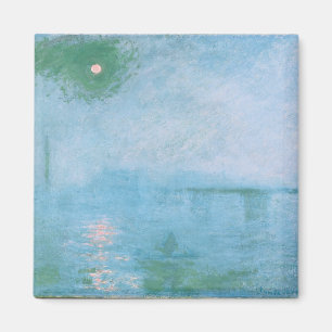 Íman Névoa no Tâmisa (por Claude Monet)