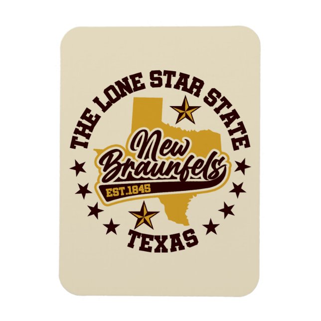Íman New Braunfels, Texas (Vertical)