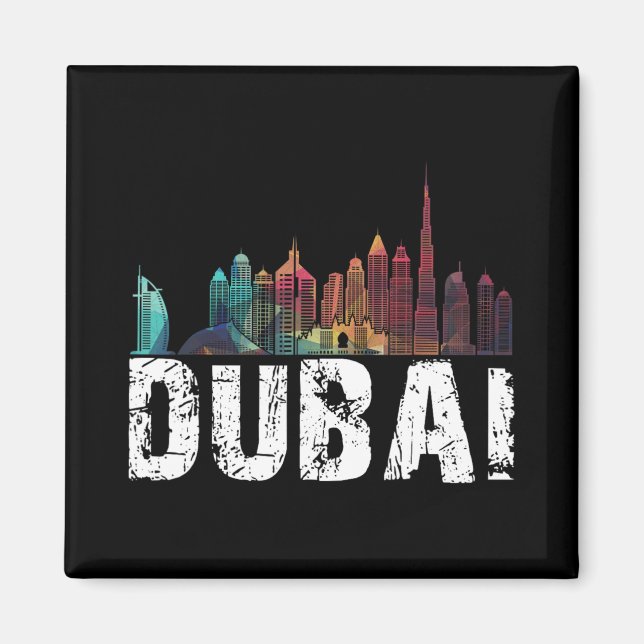 Íman New Dubai Love Skyline Uni For Holidays In Dubai  (Frente)