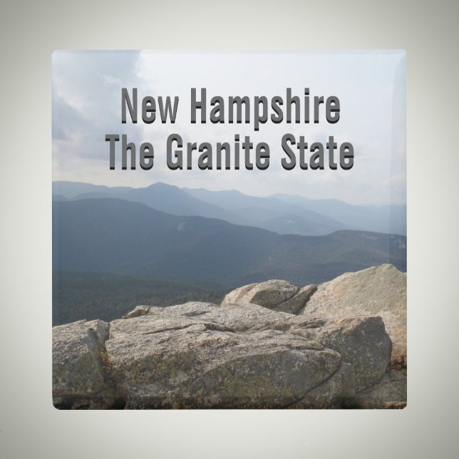 Íman New Hampshire Granite State Live Free or Die Photo (Criador carregado)
