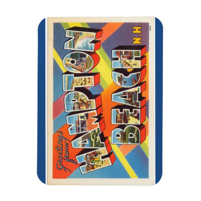 Íman New Hampshire, Hampton Beach Magnet (Vertical)