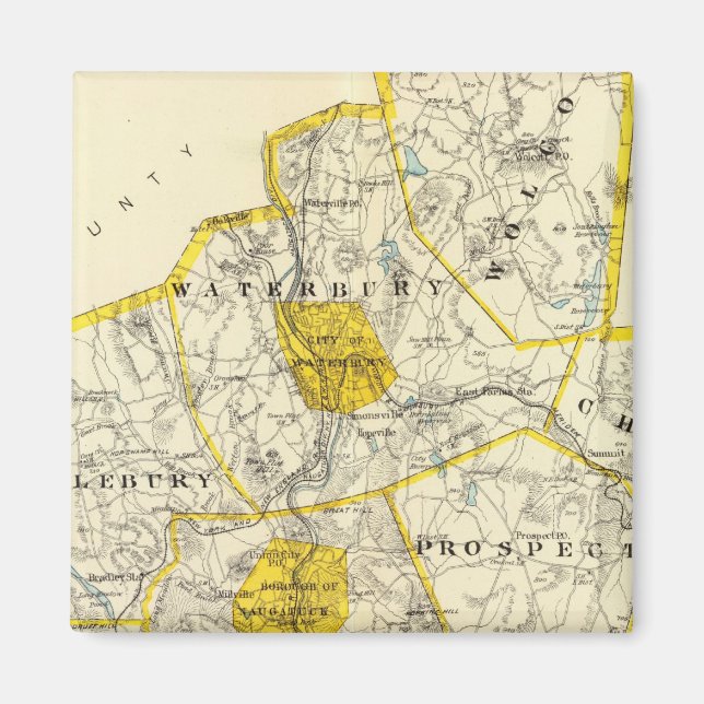 Íman New Haven County Connecticut (Frente)