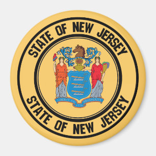 Íman New Jersey Round Emblem