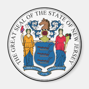 Íman New Jersey State Seal