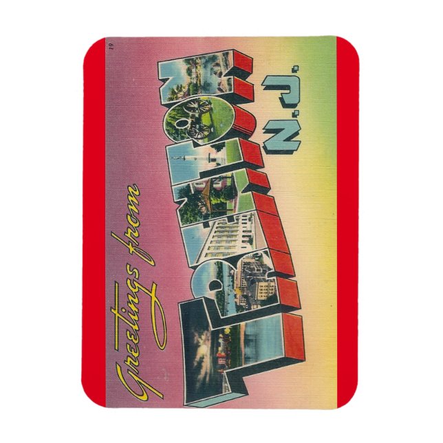 Íman New Jersey, Trenton Magnet (Vertical)