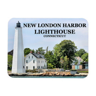 Íman New London Harbor Lighthouse, CT Fotografia Magnet