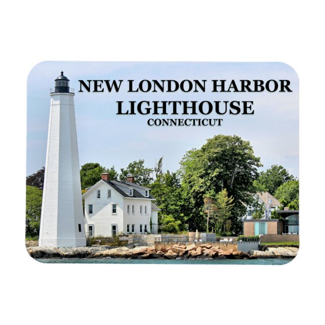 Íman New London Harbor Lighthouse, CT Fotografia Magnet (Horizontal)