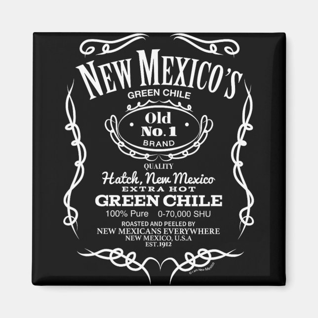 Íman New Mexico's Old No. 1 Hatch Green Chile Novelty D (Frente)