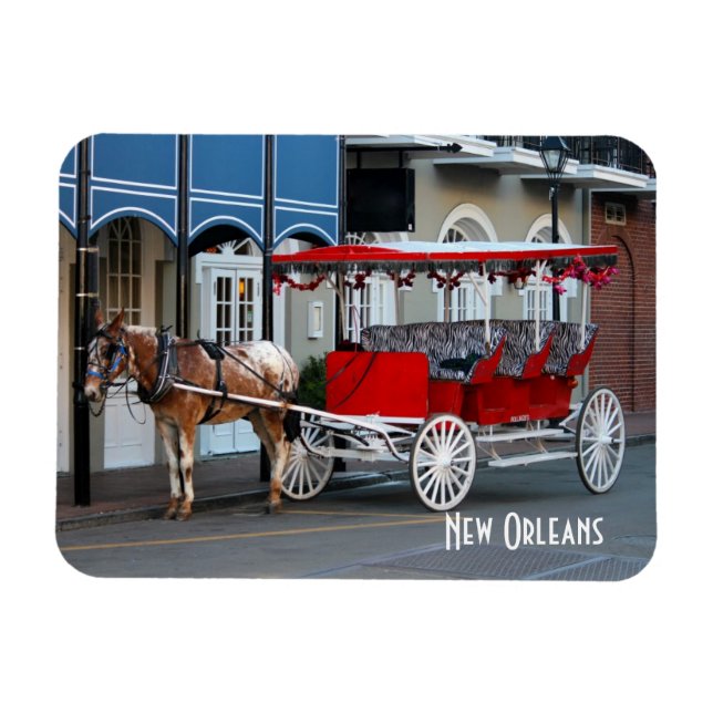 Íman New Orleans Carruagem Ride (Horizontal)