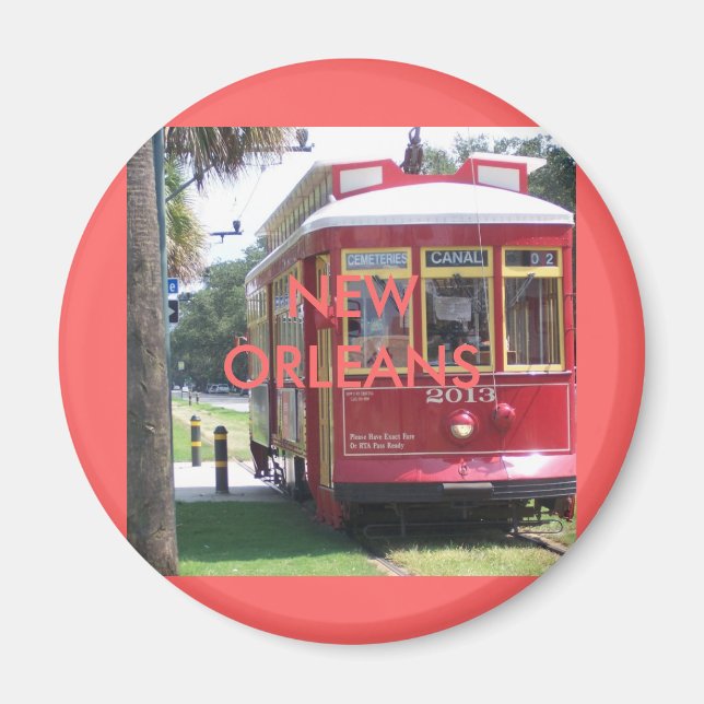 Íman New Orleans Streetcar (Frente)