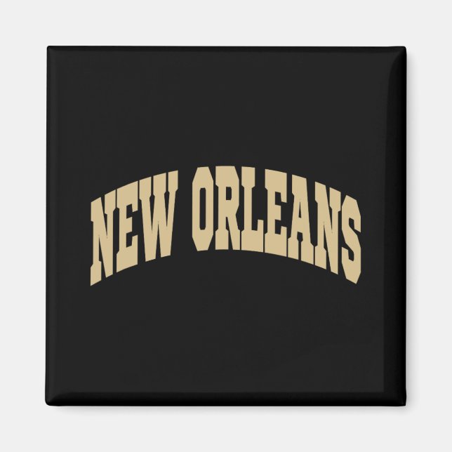 Íman New Orleans - Throwback Design - Clic  (Frente)