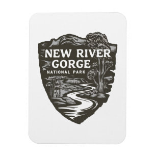 Íman New River Gorge National Park West Virginia Emblem