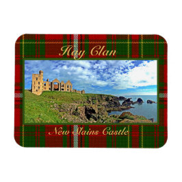 Íman New Slains Castle - Scottish Hay Clan Tartan