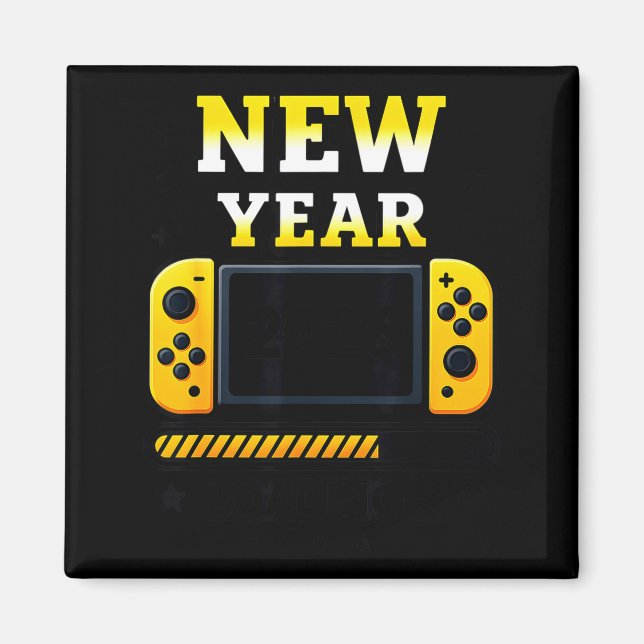 Íman New Year 2026 Loading Gaming Controller New Years  (Frente)