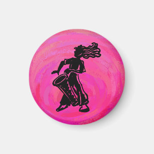 Íman New York Boogie Nights Drum Hot Pink