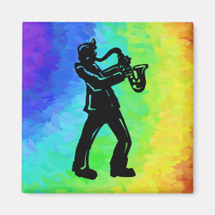 Íman New York Boogie Nights Saxofone Rainbow
