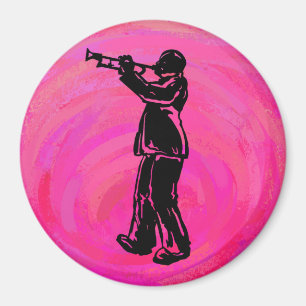 Íman New York Boogie Nights Trumpet rosa quente