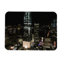 New York Night Centro Manhattan Skyline NYC