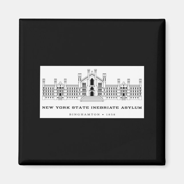 Íman New York State Inebriate Asylum Binghamton 1858 _1 (Frente)