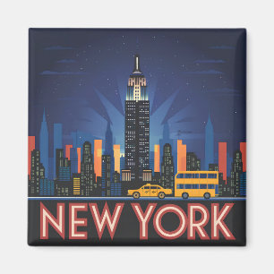 Íman New York USA vintage