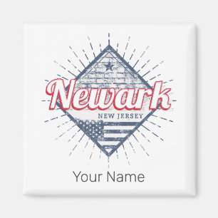 Íman Newark City New Jersey EUA Vintage EUA