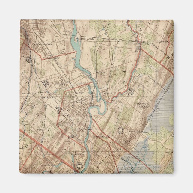 Íman Newark e Paterson, Nova Jersey (Frente)