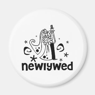 Íman Newlywed dos noivos