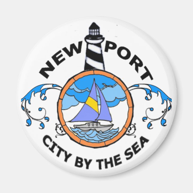 Íman Newport. (Frente)